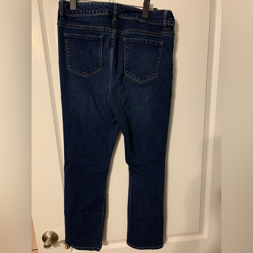 Code Bleu Dark Blue Straight Leg Jeans - Picture 3 of 3